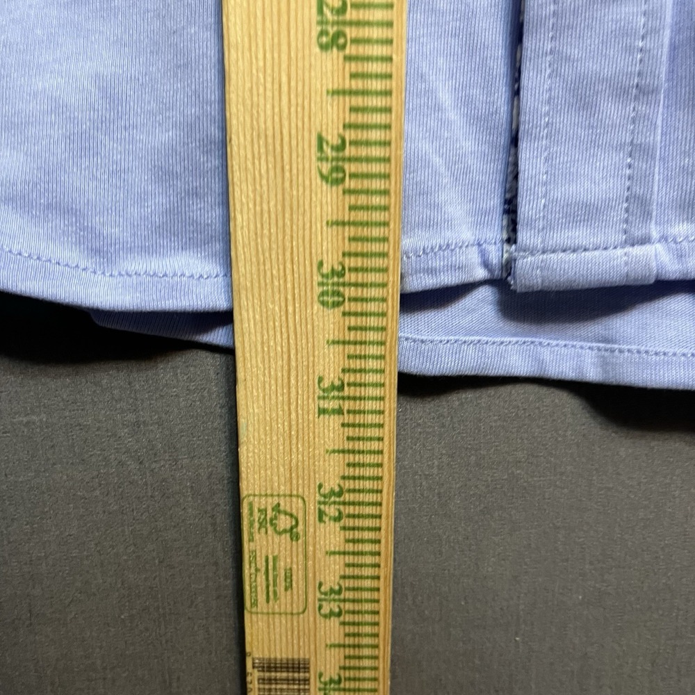 NWT Tailorbyrd Button Up Shirt Mens Medium Short Sleeve Button Up Blue - Picture 3 of 5